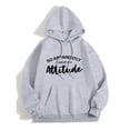 thumbnail image 1 of Tops for Women Trendy Work Winter Relaxed Fit Hooded Long Sleeve Dolman Off the Shoulder Hoody Graphic Leisure Cotton Hoodie Sweatshirts(Light Gray,XL), 1 of 3
