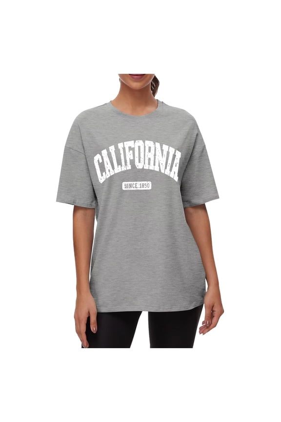 Tops for Women Trendy Workout Long Sleeve Women Vintage Tops Extra Long Blouses plus Size Sleeve Tee Womens plus Size Workout Bulk Shirts Soccer Shirt Top with Short Baseball Shirt Grey 2XL