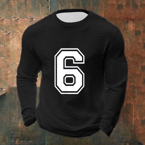 Tops for Men Long Sleeve Fitness Round Neck Loose Casual Solid Color T-shirt Sports Sweatshirt,Mens Blouse 2-Black XXXXXL