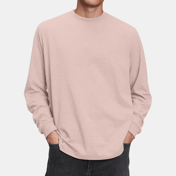 Tops for Men Men's Standing Collar Sweatshirt Is Outdoor Casual Sweaters Tops