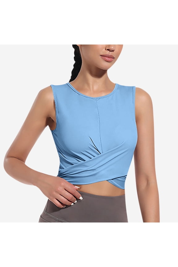 Tops for Women 2026 Fashion Solid Color Sleeveless Tee Shirts Casual Slim Fit Standard Straps Summer Shirts