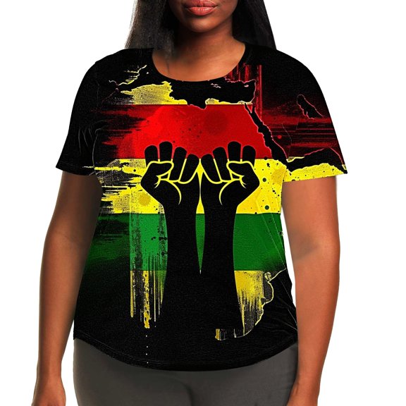 Tops for Women under $5 Short Sleeve Round Neck Casual Printing Shirts Loose Plus Size Tee Tunic Blouse Multicolor