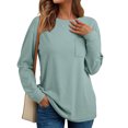 thumbnail image 1 of Tops for Women Long Sleeve Pullover Casual Shirts Top, 1 of 2
