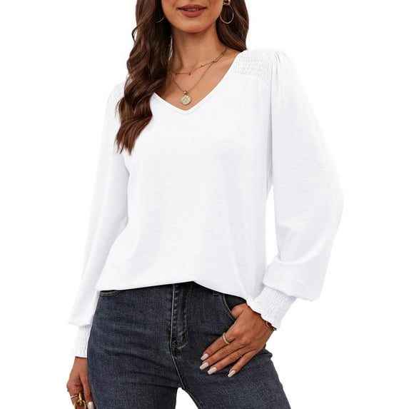 Tops for Women Long Sleeve Pullover Casual Shirts Top