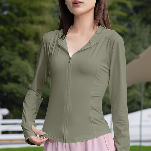 Tops for Women Plus Size Long-sleeved Detachable Windproof Thick Three-in-one Jacket Outdoor Sports Warm Jacket Army Green L