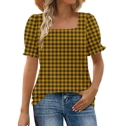 Yellow Check Shirt
