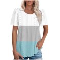 thumbnail image 1 of Tops for Women Trendy Going Out Cute Tops Going Out Plus Funny Tshirts Shirts Plus Size Sleeveless Blouses For Curvy, 1 of 6