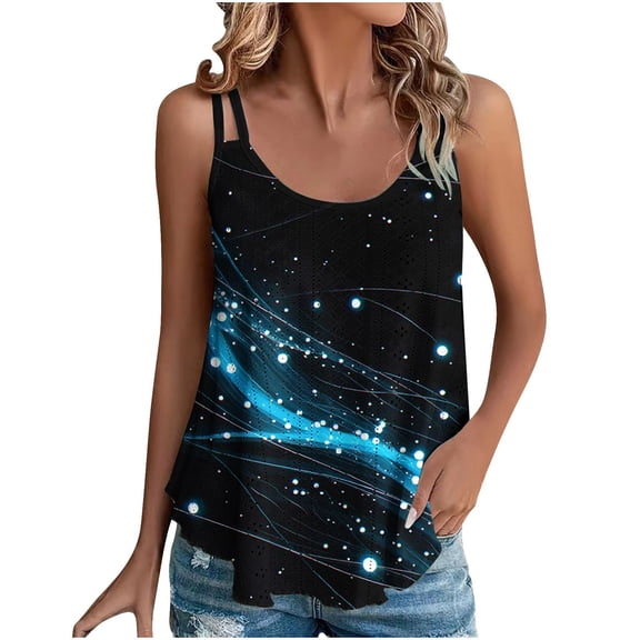 Tops for Women Trendy Going Out Tank Tops Dressy Casual Loose Fit White Tshirts Shirts Crew Neck Black Blouses Plus Size Funeral