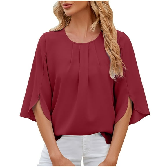 Tops for Women Trendy Going Out Tank Tops Pack Ribbed Tshirts Shirts Pack Cotton Blouses Dressy Casual Blue