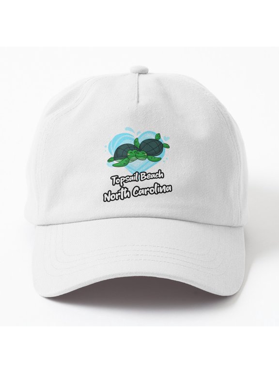 Topsail Beach North Carolina Baseball Cap, Location Hat Style