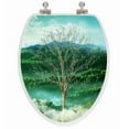 thumbnail image 1 of Topseat 6TS3E8650CP Vario Scenario Four Seasons Elongated 3D Toilet Seat, 1 of 4