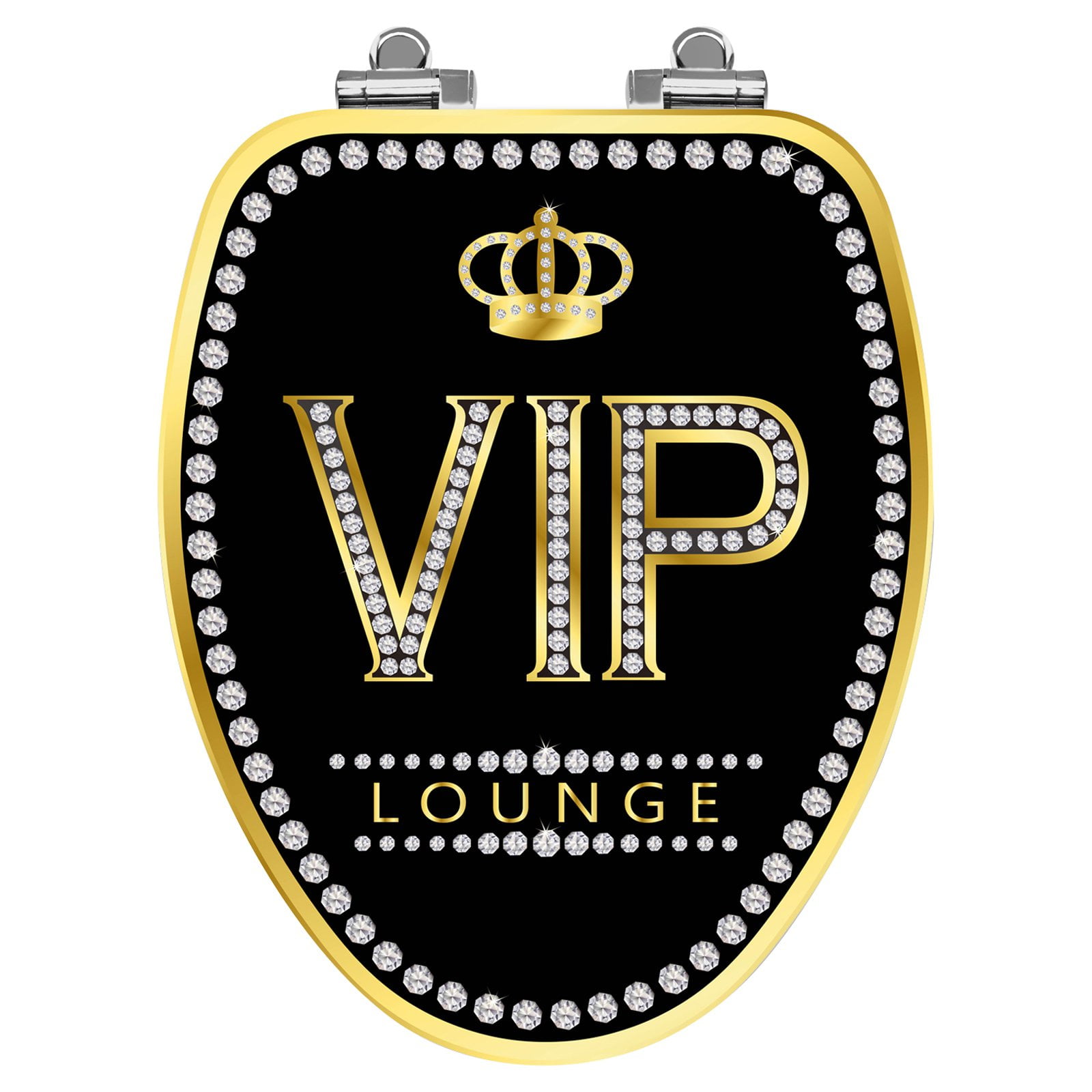 Topseat 6TSCE9935SL 3D Elongated Toilet Seat - VIP Lounge
