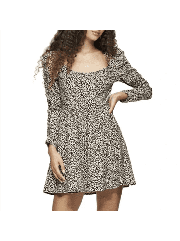 Animal Print Stretch Knit Dress, Size US 8