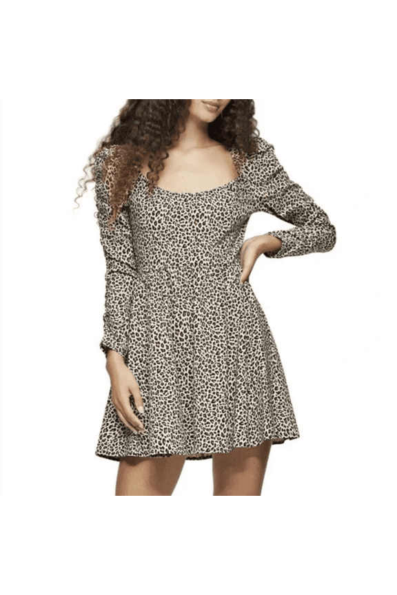 Animal Print Stretch Knit Dress, Size US 8