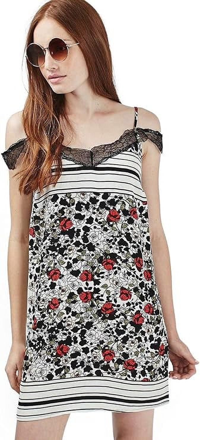 topshop floral bodycon dress Lace Cold Shoulder Slipdress, 6 Accessory size:46