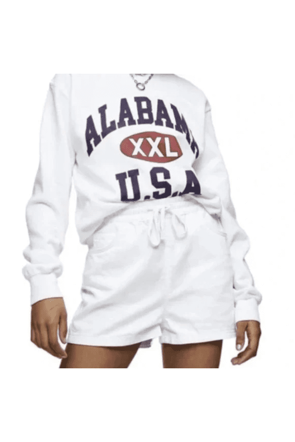 Millie Pull-On Shorts in White, Size US 8