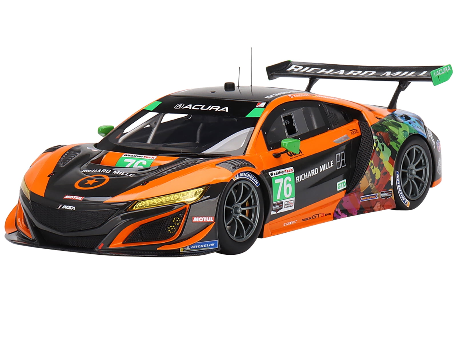Topspeed 1:18 Acura NSX GT3 EVO #76 Compass Racing IMSA 2021