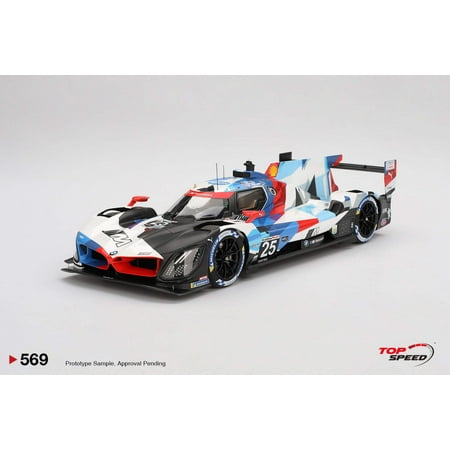 BMW M Hybrid V8 GTP #25 "BMW M Team RLL" "24 Hours of Daytona" (2024) 1/18 Model Car by Top Speed