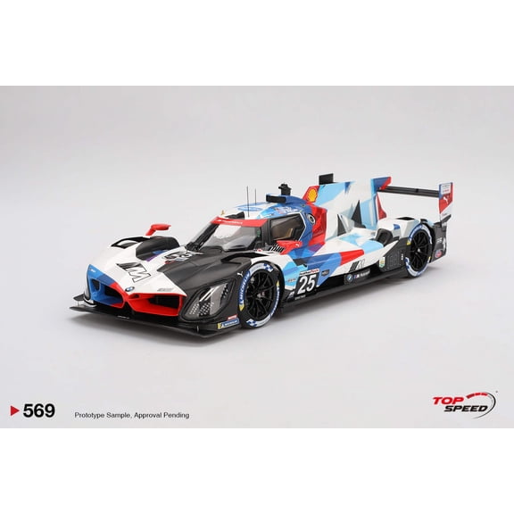 BMW M Hybrid V8 GTP #25 "BMW M Team RLL" "24 Hours of Daytona" (2024) 1/18 Model Car by Top Speed