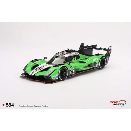 Lamborghini SC63 #63 "Iron Lynx" IMSA "12 Hours of Sebring" (2024) 1/18 Model Car by Top Speed