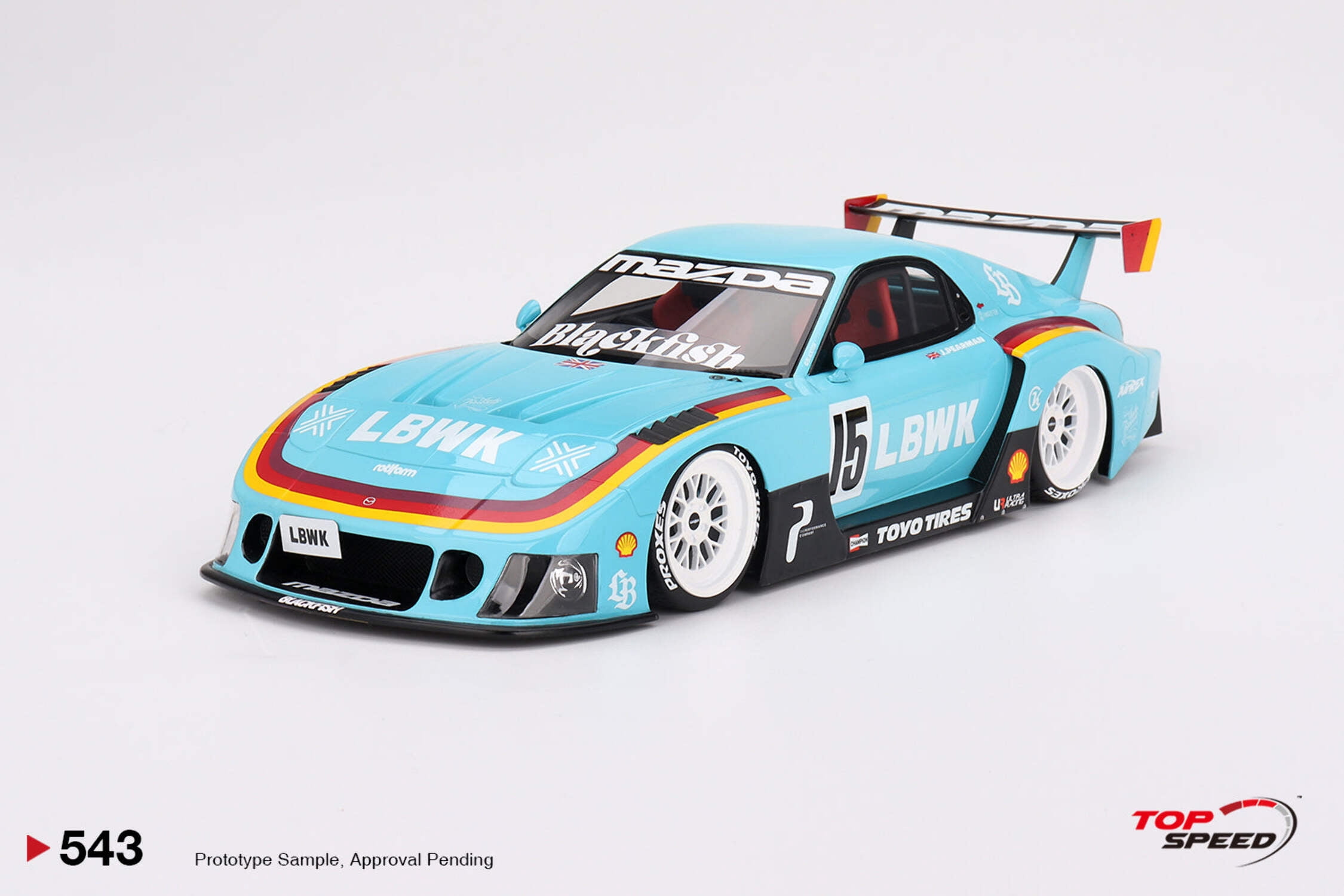 Topspeed Mazda RX-7 FD LB-Super Silhouette Liberty Walk Europe Blue 1: ...