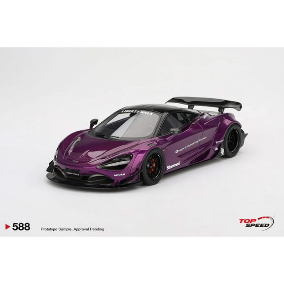 Topspeed Mclaren 720S LB-Works Purple Metallic 1:18