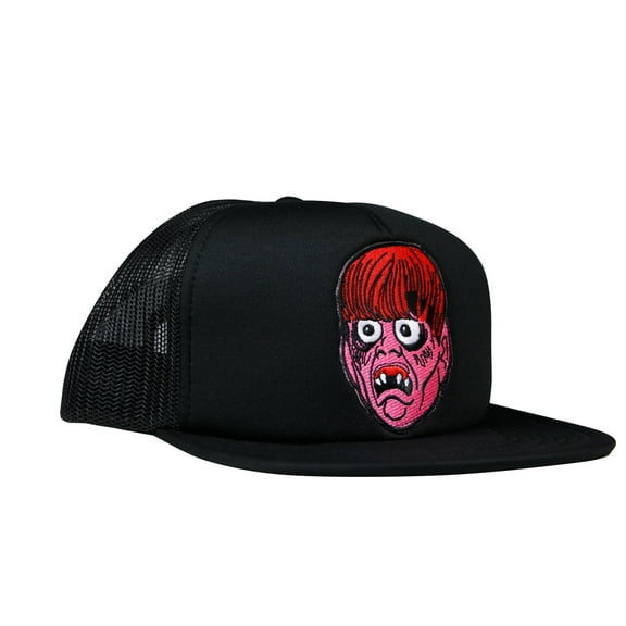 Topstone Horror Creep Beat Patch Snapback Trucker Hat Black
