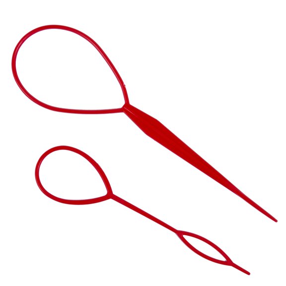 Topsy Tail Hair Tool Hair Pull Through Tool Hair Loop Styling Tool - Ponytail Maker Loop Braiding Hair Supplies