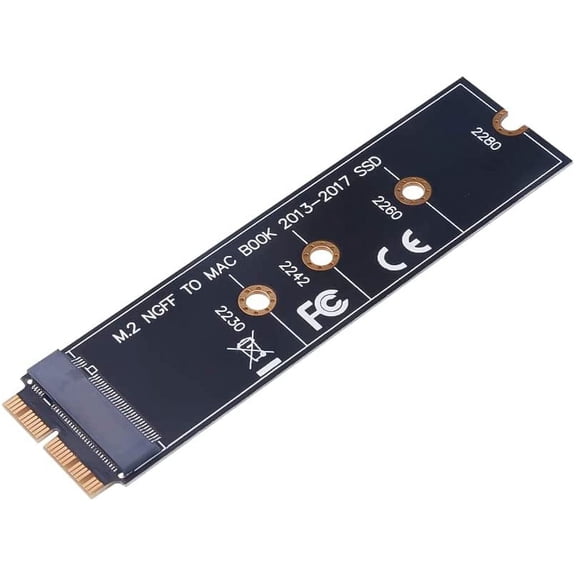 Toptekits M.2 NVME SSD Convert Adapter Card for Upgrade MacBook Air 2013-2017 (M.2 NVME SSD Convert Adapter)