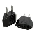 thumbnail image 1 of Toptekits Travel Plug Adapter, EU to US Plug Power Converter, 2-Pin 4.0mm Socket Outlet, 3-Pack, 1 of 9