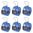 thumbnail image 1 of Toptie 12 Pcs Handheld Tally Counters, 4-Digit Mechanical Hand Counter Clicker, Blue Lap Number Counter for Golf Fish, 1 of 6