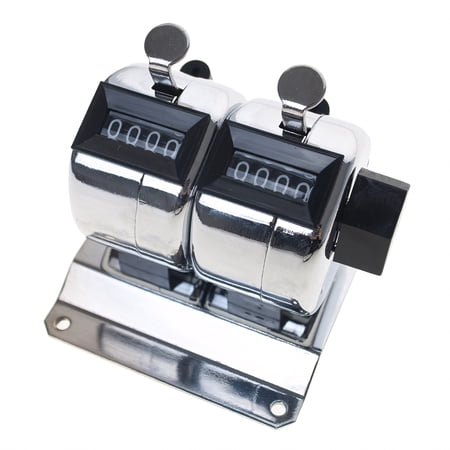 Toptie 2-Unit Desktop Tally Counter, Counter Clicker with Base, for Event, People, Inventory