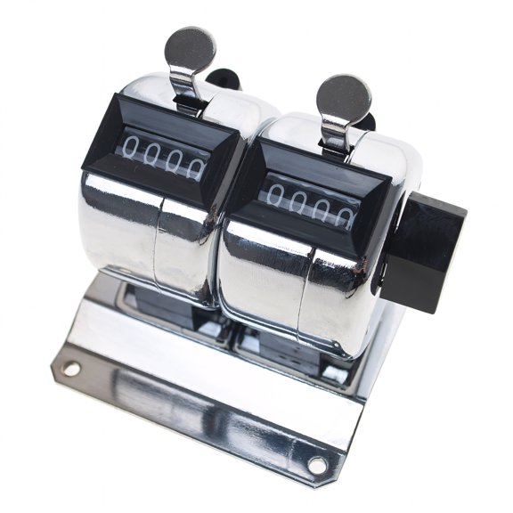 TOPTIE 2-Unit Desktop Tally Counter, Counter Clicker with Base, for Event, People, Inventory