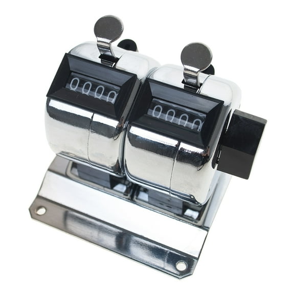 Toptie 2-Unit Desktop Tally Counter, Counter Clicker with Base, for Event, People, Inventory