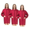 thumbnail image 1 of Toptie 3 Pack Long Sleeve Hair Stylist Smock, Pet Grooming Haircut Hairdressing Barber Cape Shirt Jacket for Salon, 1 of 6