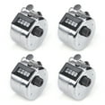 thumbnail image 1 of Toptie 4 Pcs Metal Hand Tally Counters, 4-Digit Mechanical Clicker Counter, Golf/Fish/Lap Number Handheld Counter, 1 of 6