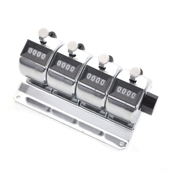 Toptie 4-Unit Desktop Tally Counter, Counter Clicker with Base, for Event, People, Inventory