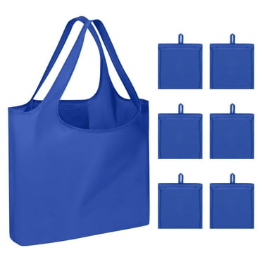 Toptie 6 Pcs Reusable Grocery Bags, Reusable Shopping Bags, Foldable Bag for Shopping Travel Daily Occasions
