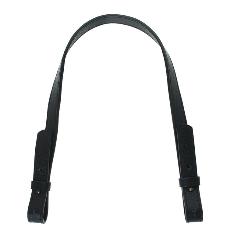 TOPTIE Adjustable Shoulder Bag Strap, PU Leather Replacement Purse Straps  21-23 Long (Black)