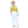 thumbnail image 1 of TOPTIE Adult Kids Karate Pants Martial Arts Pants Student Karate Gi Pants-White-Size 1, 1 of 8