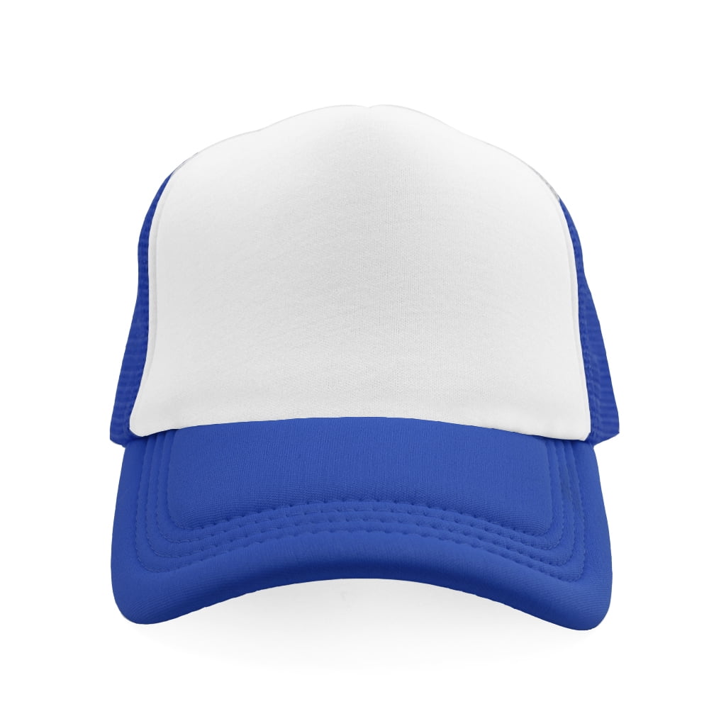 Blank 5-Panel Rope Snapback Hat Royal Blue