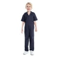 thumbnail image 1 of Toptie Boy's Coverall Child's Mechanic Halloween Costume Jumpsuit Short Sleeve-Navy-9/10Y, 1 of 7
