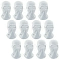 thumbnail image 1 of Toptie Breathable Balaclava, Mesh Cooling Full Cover Balaclava for Men Women Cycling Motorcycle Helmet Liner-12 Pcs White, 1 of 8
