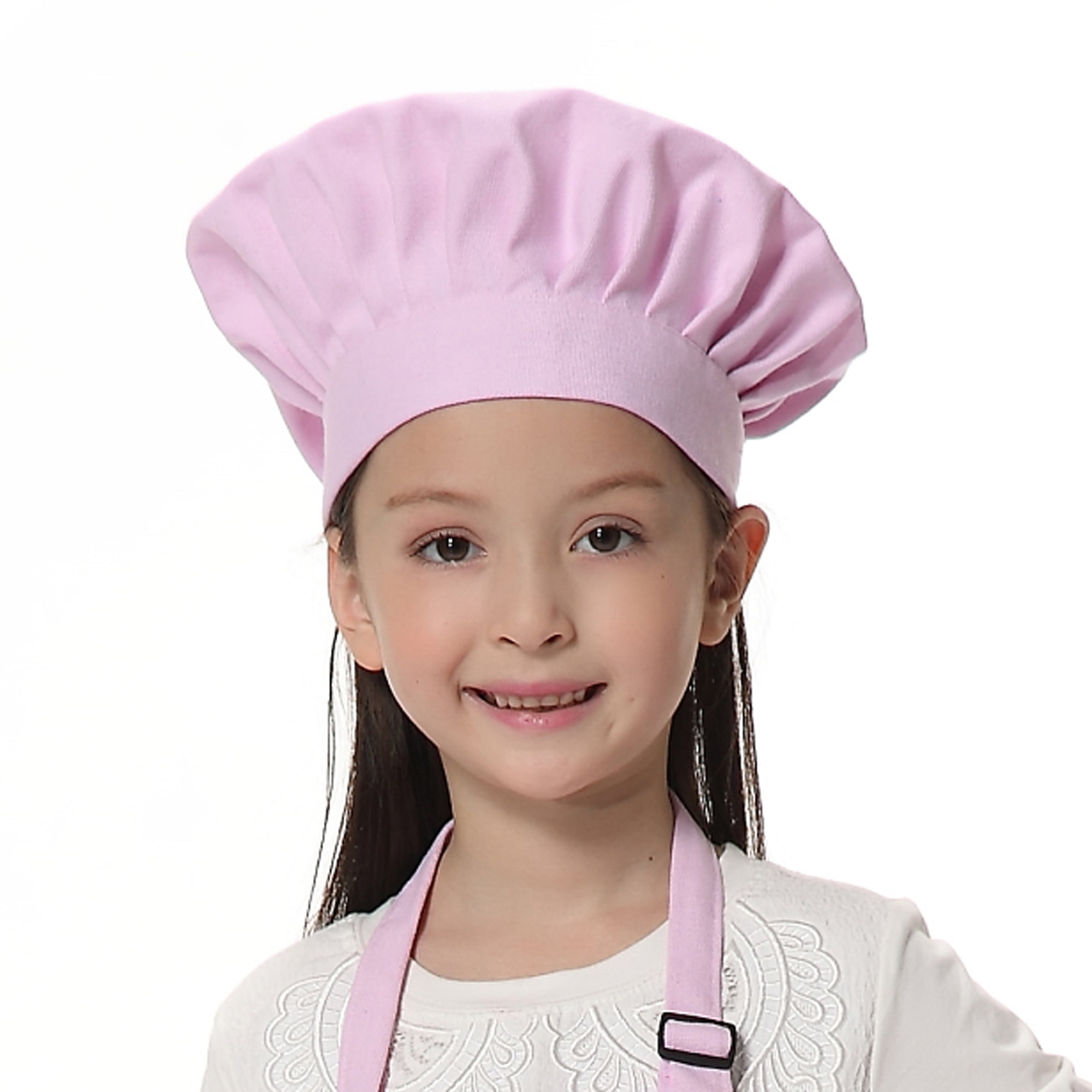 Toptie Chef Hat for Kid Adult Cotton Elastic Adjustable Kitchen