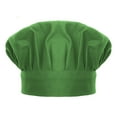 thumbnail image 1 of Toptie Child's and Adult's Cotton Elastic Adjustable Baking Kitchen Cooking Chef Hat-Kelly Green-M, 1 of 6