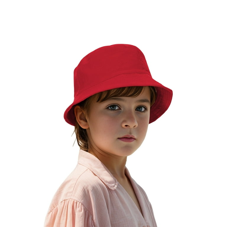 Toptie Kids Cotton Bucket Hat, UV Sun Protection, Suitable