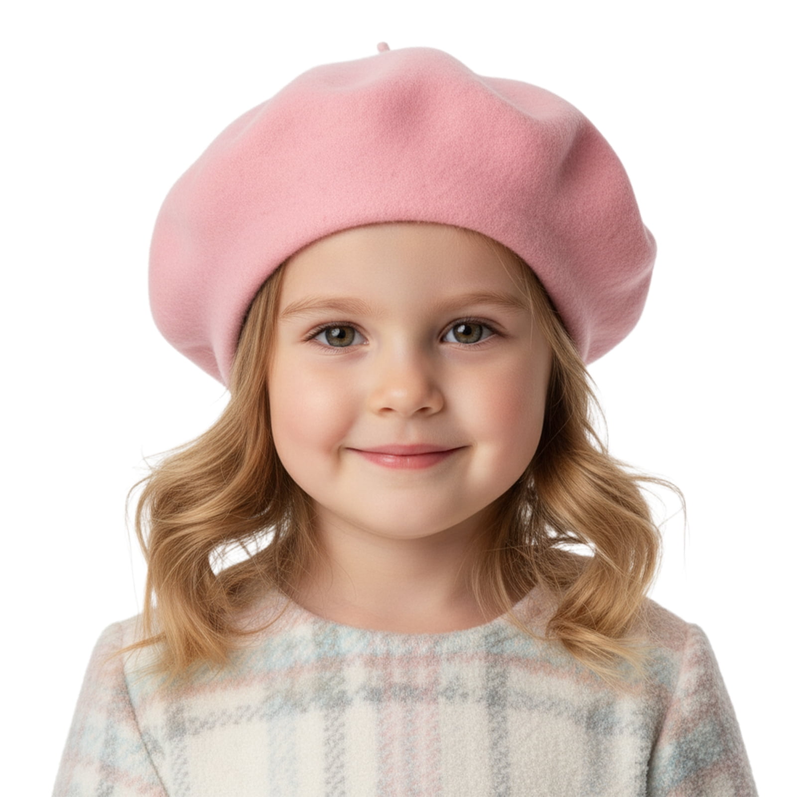 ?80’s Rose Pink Wool French Wool Beret hat Boho Girlie ? Pink French Beret in Wool | French Beret® main image 4