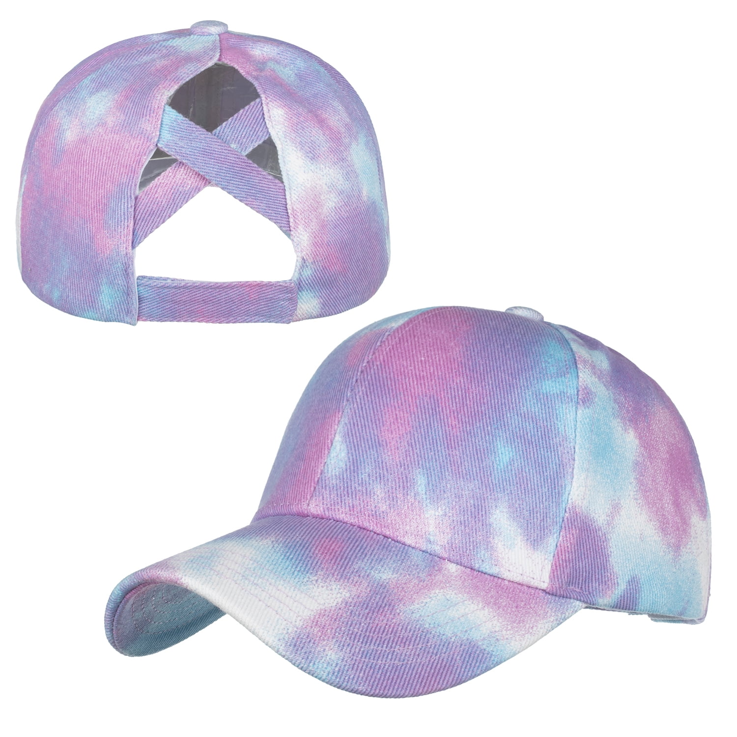 Backless Ponytail Baseball Cap For Women - Washed Cotton, Adjustable, For Curly Hair & Messy Buns - View #11