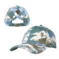 thumbnail image 1 of Toptie Criss Cross Tie Dye Ponytail Baseball Cap for Women, Washed Messy High Bun Ponytail Hat, 1 of 6