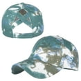 thumbnail image 1 of Toptie Criss Cross Tie Dye Ponytail Baseball Cap for Women, Washed Messy High Bun Ponytail Hat, 1 of 8